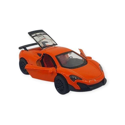 Çek Bırak Araba Metal - 3661C- Turuncu