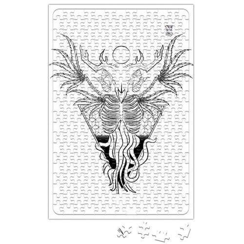 Skull Devil Branca Puzzle 240 Parça Yapboz