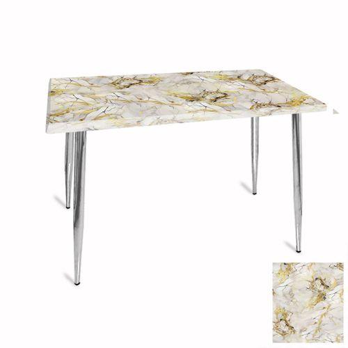 Dockers Manolya Mutfak Masası 80x120 Kromnikel (Werzalit, Wermodin ve Allzalit Tabla) - Gold