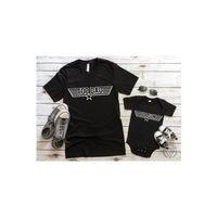 Baba Oğul Top Dad Son Zıbın Tshirt (Tek Ürün Fiyatıdır Kombin Yapmak için 2 Adet Sepete Ekleyiniz)