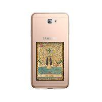 Samsung J7 Prime The Star Desenli Premium Şeffaf Silikon Kılıf
