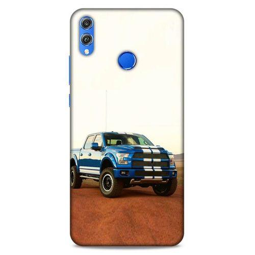 Lopard Huawei Honor 8x Uyumlu Kılıf PickUpX (27) Tasarımlı Kılıf Gece Mavi