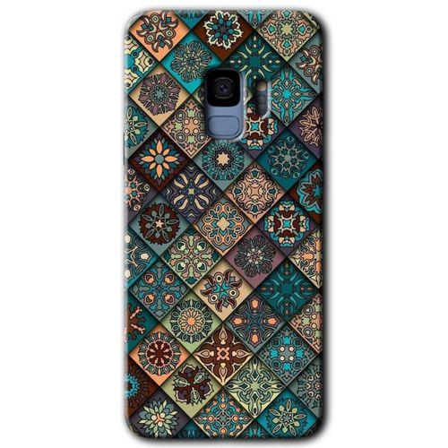 Galaxy S9 Kılıf HD Desen Baskılı Arka Kapak - Mandala Desen