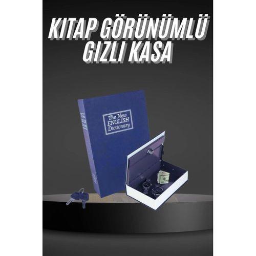 Kilitli Gizli Kasa Sözlük Kumbara Kitap Sözlük Görünümlü 18cm