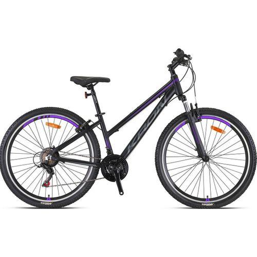 Kron XC 75 Lady 27.5 Jant Dağ Bisikleti Mat Siyah-Füme/Mor 38 cm