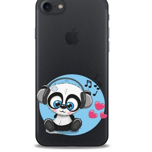Zoologix (74) Apple Iphone 7 Şeffaf Kılıf Silikon Desenli