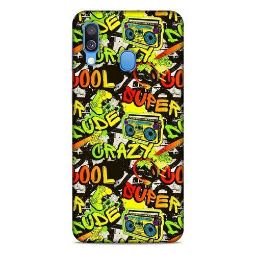 Graffitix (28) Desenli Silikon Kapak Samsung Galaxy A40 Kılıf