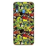 Graffitix (28) Desenli Silikon Kapak Samsung Galaxy A40 Kılıf