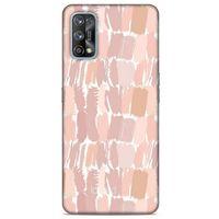 Oppo Realme 7 Pro Kılıf Pastel Renkler (18) Telefon Kılıfları Şeker Pembe