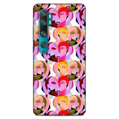 Lopard Xiaomi Mi Note 10 Pro Uyumlu Kılıf Sürreal Yüzler ♀ (2) Kabı Desenli