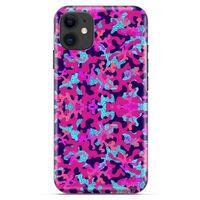 Apple iPhone 13 Mini Uyumlu Kılıf Pembe Delisi (33) Hybrid Kılıf Kamuflaj