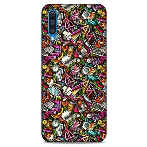 Graffitix (10) Desenli Silikon Kapak Samsung Galaxy A30s Kılıf