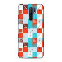 Xiaomi Redmi 9 Uyumlu Kılıf Insomnia (33) Hybrid Kılıf Turkuaz Kırmızı