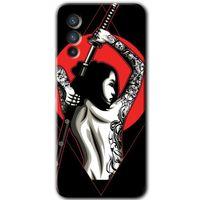 Vivo V23 5G Kılıf HD Desen Baskılı Arka Kapak - Samurai Girl