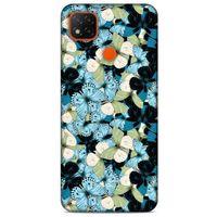 Xiaomi Redmi 9C Kılıf Kelebek Etkisi (26) Tpu Silikon Kılıf Sarı Kırmızı