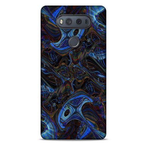 LG K61 Uyumlu Kılıf Mavi Delisi (6) Silikon Kılıf Taş