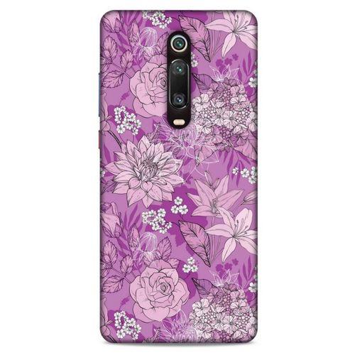 Xiaomi Mi 9T Uyumlu Kılıf Pembe Delisi (8) Baskılı Kılıf Çiçek