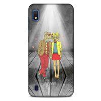 Samsung Galaxy A10 Kılıf FunnyMaX (35) Fit Design Kılıf Gri
