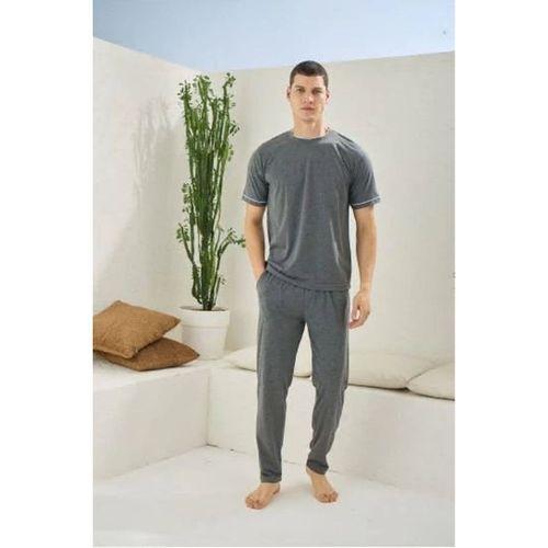 Erkek 2092 Erkek  O Yaka Pijama Takım