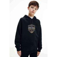vector Vintage Flyer Background Baskılı Unisex Çocuk Kapüşonlu Siyah Sweatshirt