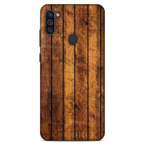 Lopard Samsung Galaxy M11 Uyumlu Kılıf Wood'X (15) Antişok Kılıf Baskılı