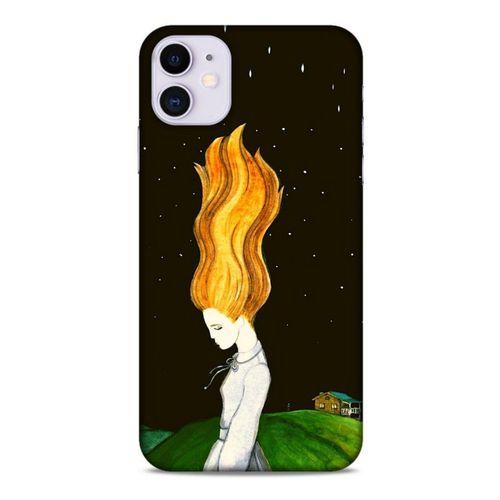 Apple Iphone 11 Kılıf Depresyon (1) Kılıfı Kahverengi Bordo