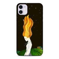 Apple Iphone 11 Kılıf Depresyon (1) Kılıfı Kahverengi Bordo