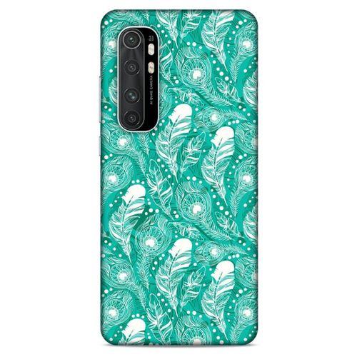 Xiaomi Mi Note 10 Lite Kılıf Desenli Özel Seri Tüyler (45) Liquid Air Kılıf