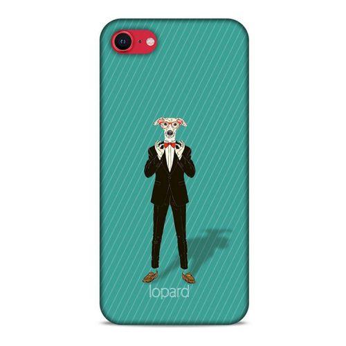 Apple iPhone SE 2020 Kılıf FunnyMaX (12) Koruyucu Silikon Turkuaz Köpek