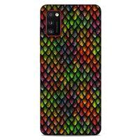 Samsung Galaxy A41 Kılıf Dragons (6) Silikon Kılıf Ejderha Skin Çok Renkli