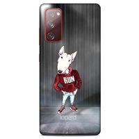 Samsung Galaxy S20 Fe Kılıf FunnyMaX (41) Tank Kılıf Gri Bull Teriyer