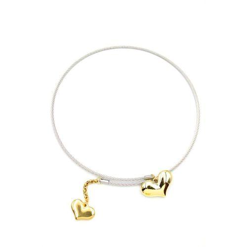 Kalp Tasma Kolye - Gümüş