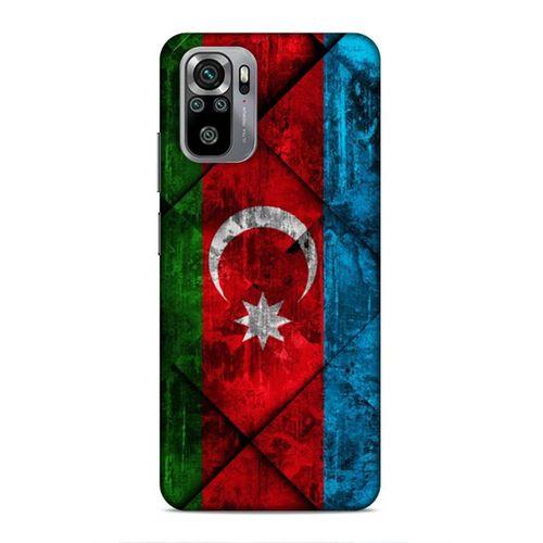Xiaomi Redmi Note 10S Uyumlu Kılıf Azarbaijan (41) Tank Kılıf Kırmızı