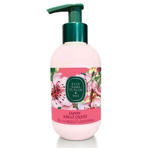 Eyüp Sabri Tuncer Doğal Zeytinyağlı El ve Vücut Losyonu 280 ml Japon Kirazı Çiçeği