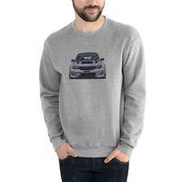 Subaru Impreza Baskılı Gri Erkek Sweatshirt