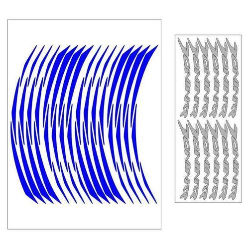 BAJAJ Bajaj Reflektör Mavi Dominar Uyumlu Büyük 1 Set Jant Şeridi