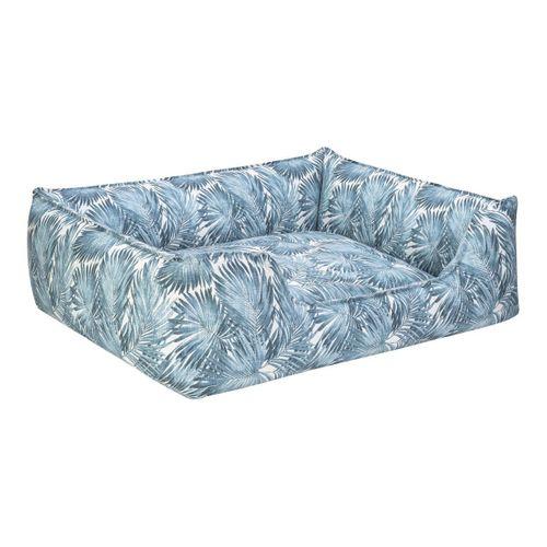 Pet Comfort Alpha  Mavi-Beyaz Köpek Yatağı L 105x85cm