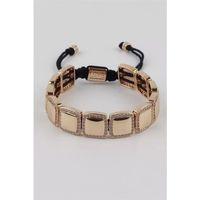 İpli Çelik Bileklik - Altın