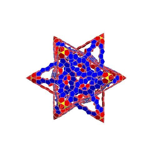 ESCHER Yıldız Dodekahedral Poliknot 14 3D Baskı (Bu ürün Sadece Plastik parçadır - Almadan Önce Soru Sorabilirsiniz)