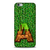 Lopard Apple Iphone 6S Uyumlu Kılıf PiXel (44) Tough Armor Kılıf A Harfi