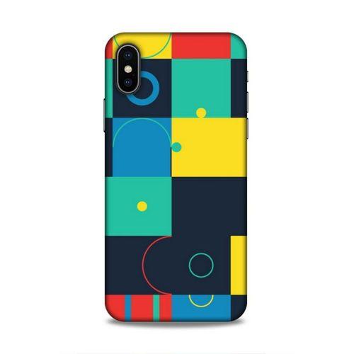 Apple iPhone XS Uyumlu Kılıf Insomnia (13) Silikon Kap Yeşil Sarı