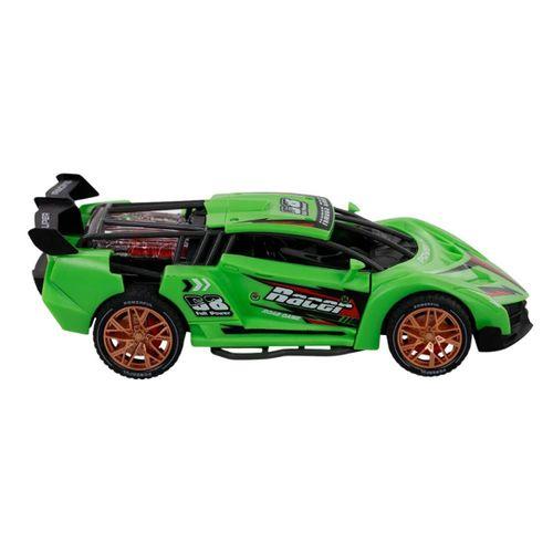 Sürtmeli Sesli Işıklı Spor Arabalar 18 cm - Yeşil