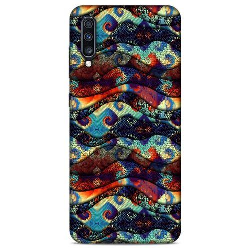 Samsung Galaxy A70 Kılıf Baskılı Özel Seri Taşlı (41) Tank Kılıf