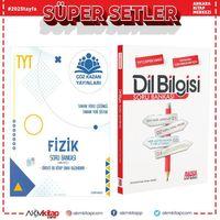 Çöz Kazan TYT Fizik ve AKM Dil Bilgisi Soru Bankası Seti 2 Kitap