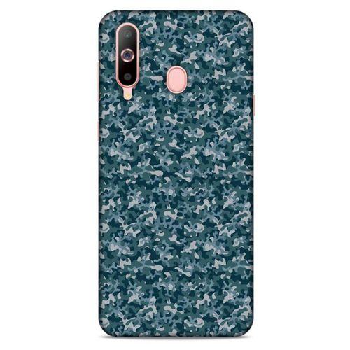 Kamuflaj 40 Samsung Galaxy A60 Kılıf Silikon Kapak