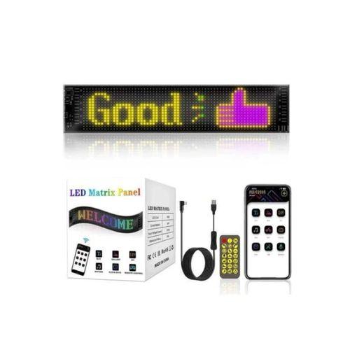 Led Matrix Bluetooth Bağlantılı Araç Camına Uygun Pixsel Görünümlü 16x96 Pixel