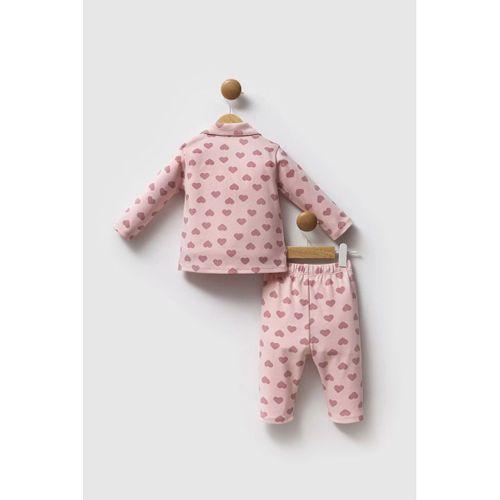 U.s. Polo Assn Gömlek Pijama Takımı Usb2711 Açık Pembe