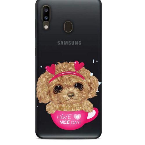 Zoologix (79) Samsung Galaxy A11 Şeffaf Kılıf Silikon Desenli