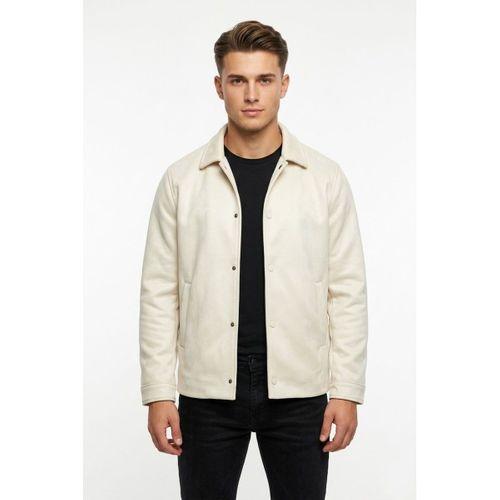 Erkek Siyah Regular Fit Mevsimlik Süet Spor Mont BGL-ST05436