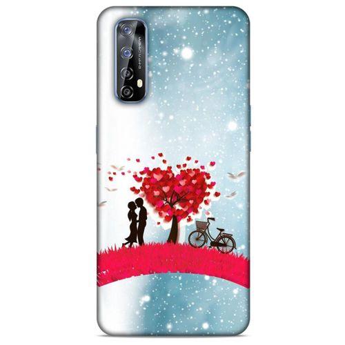 Lopard Huawei P Smart 2021 Uyumlu Kılıf Bahar (20) Koruyucu Kılıf Kalpli Ağaç